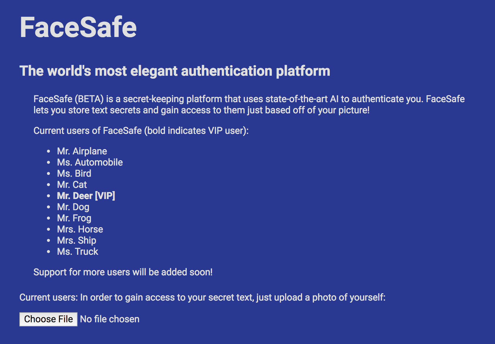 facesafe